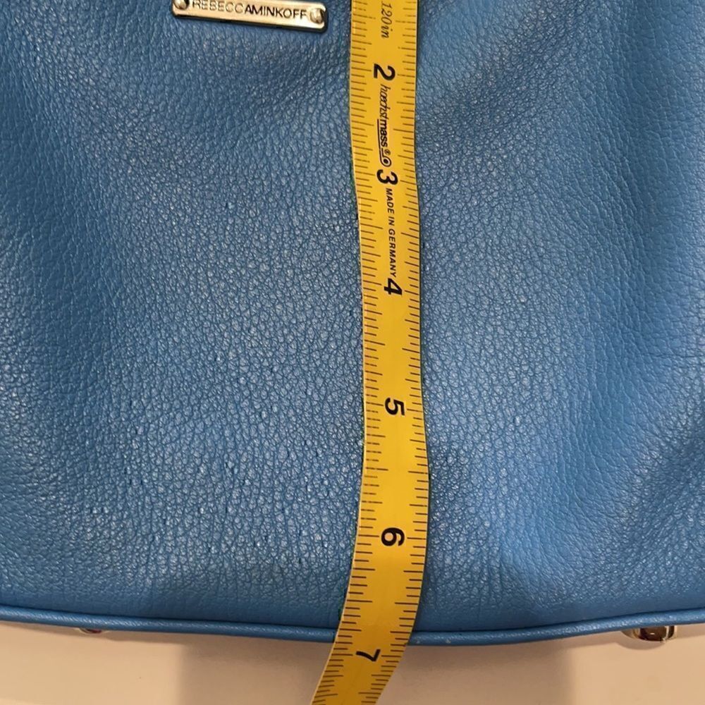 BLUE REBECCA MINKOFF BLUE CROSSBODY PURSE Preloved - Picture 12 of 12